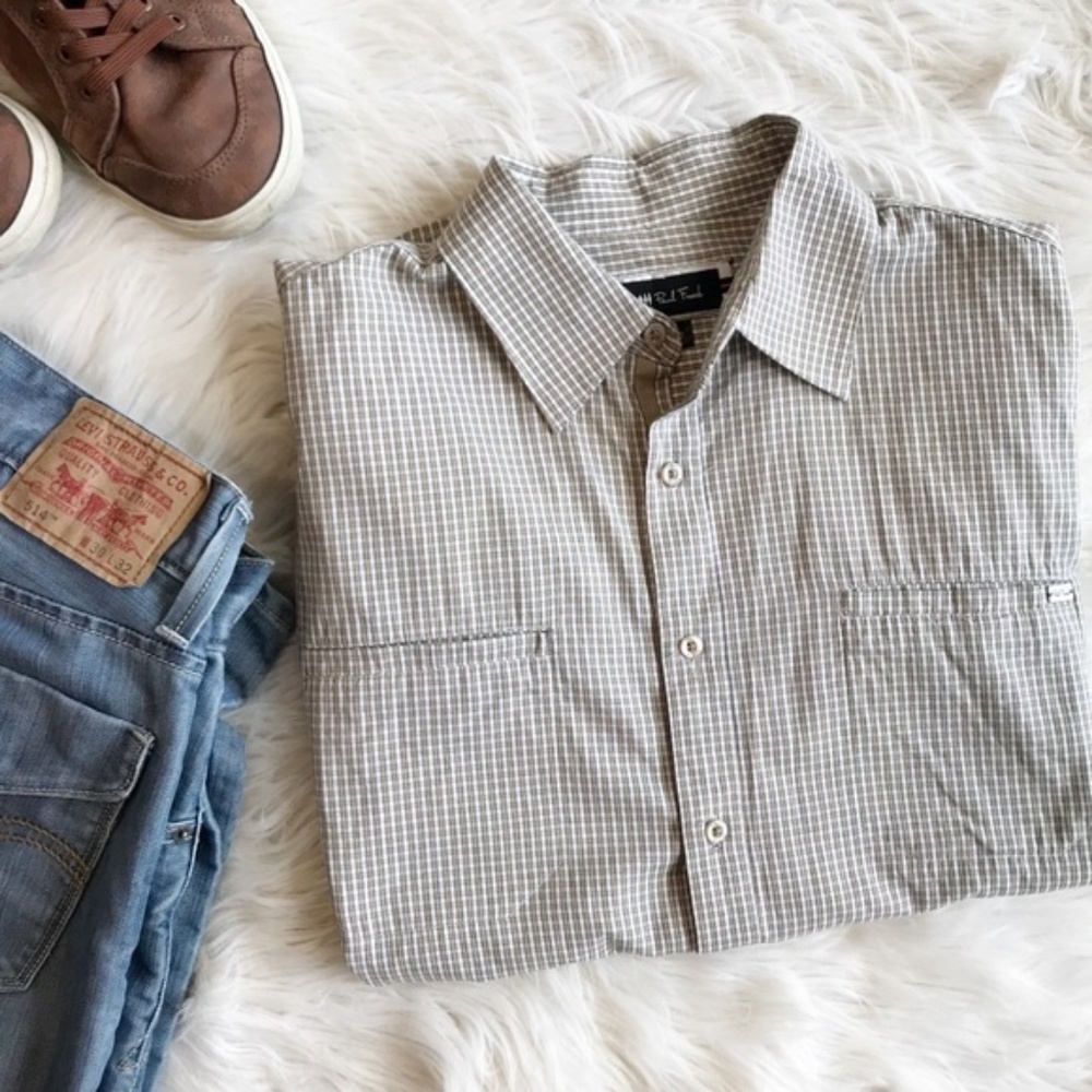 Paul Frank Plaid Casual Button Down
